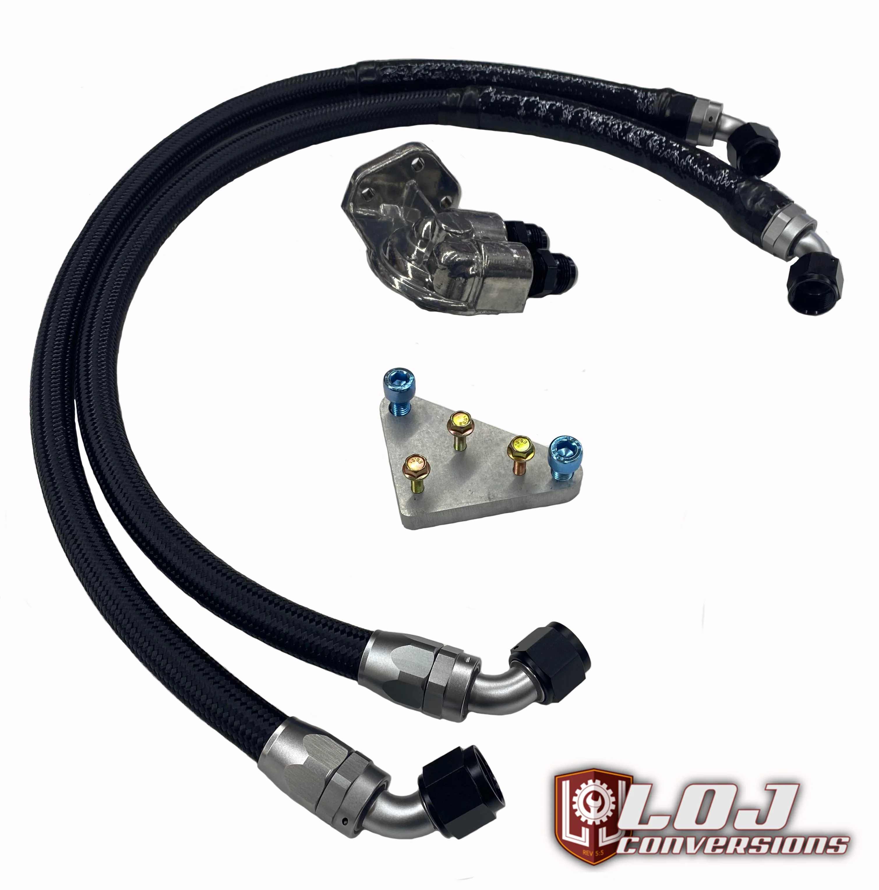 370Z / G37 LS Swap Oil Filter Relocation Kit