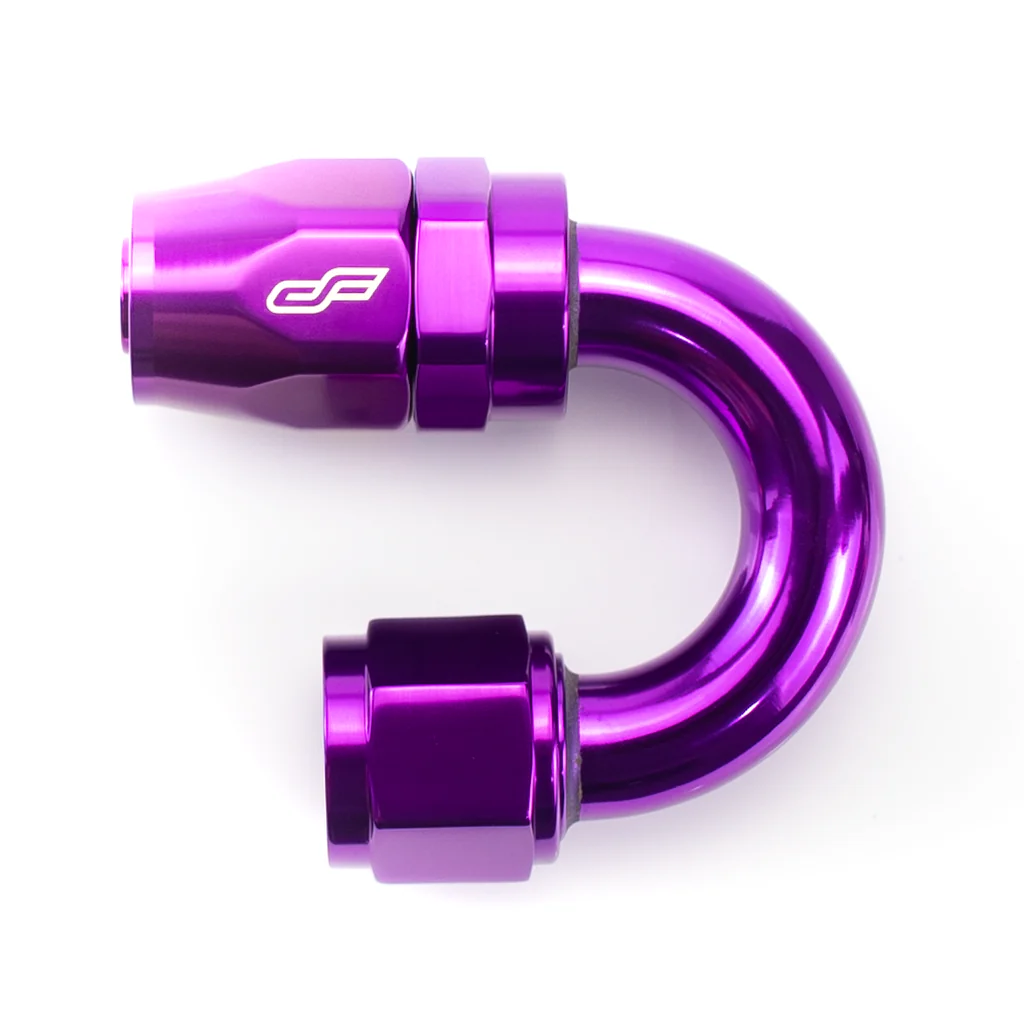 6AN 180 Degree Aluminum Hose End Fitting