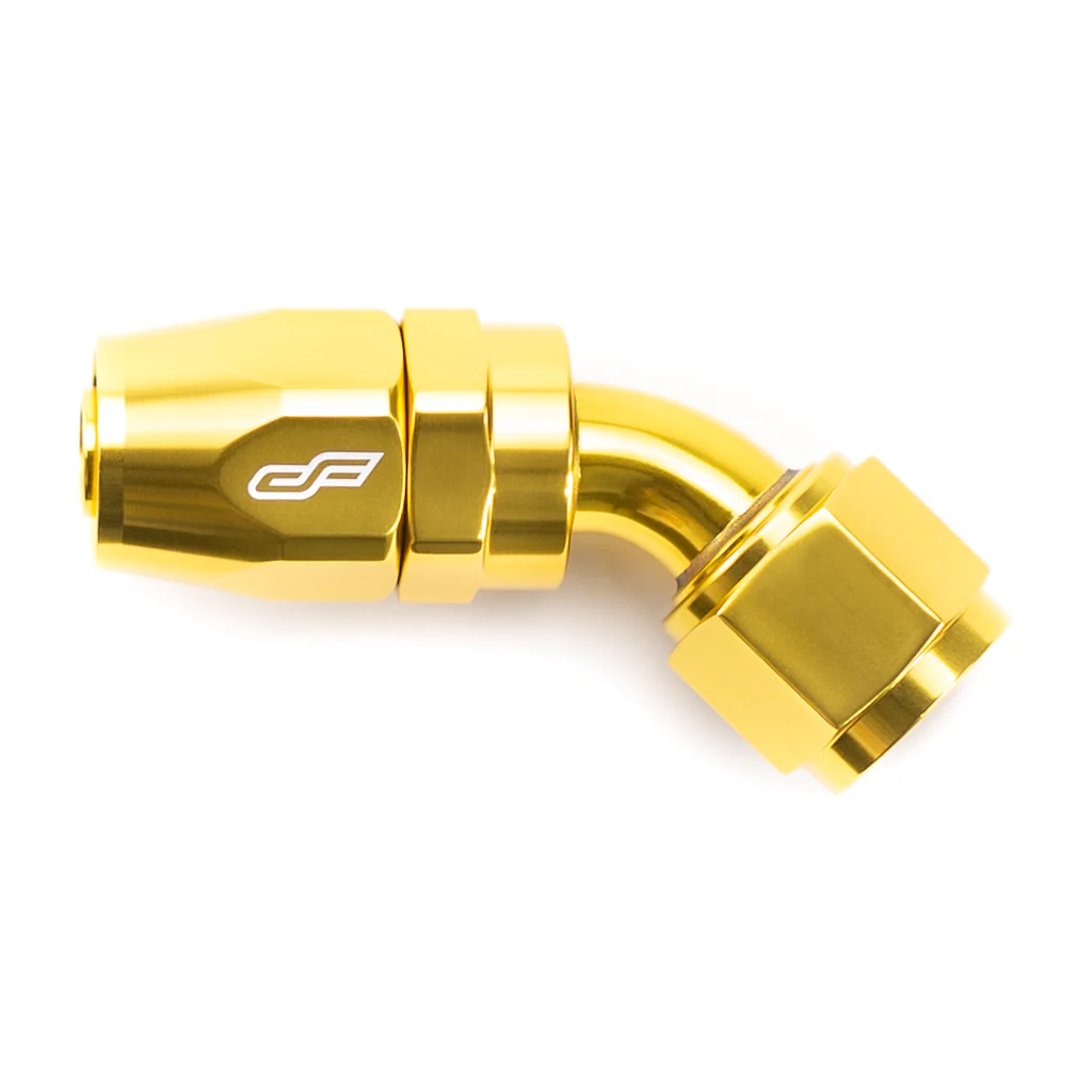 8AN 45 Degree Aluminum Hose End Fitting - Image 2