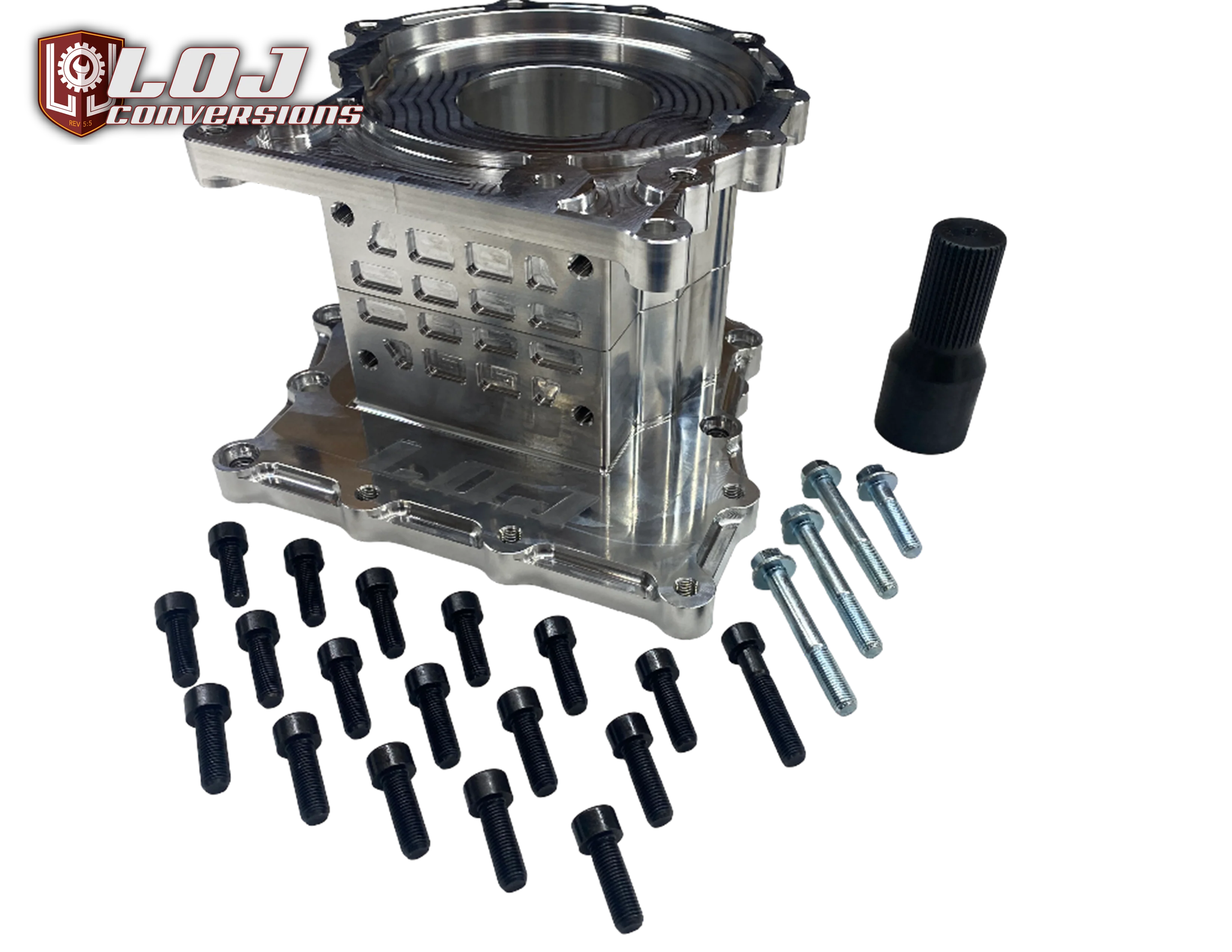Infiniti AWD to Alfa 8HP75 Transfer Case to Transmission Adapter - Image 3