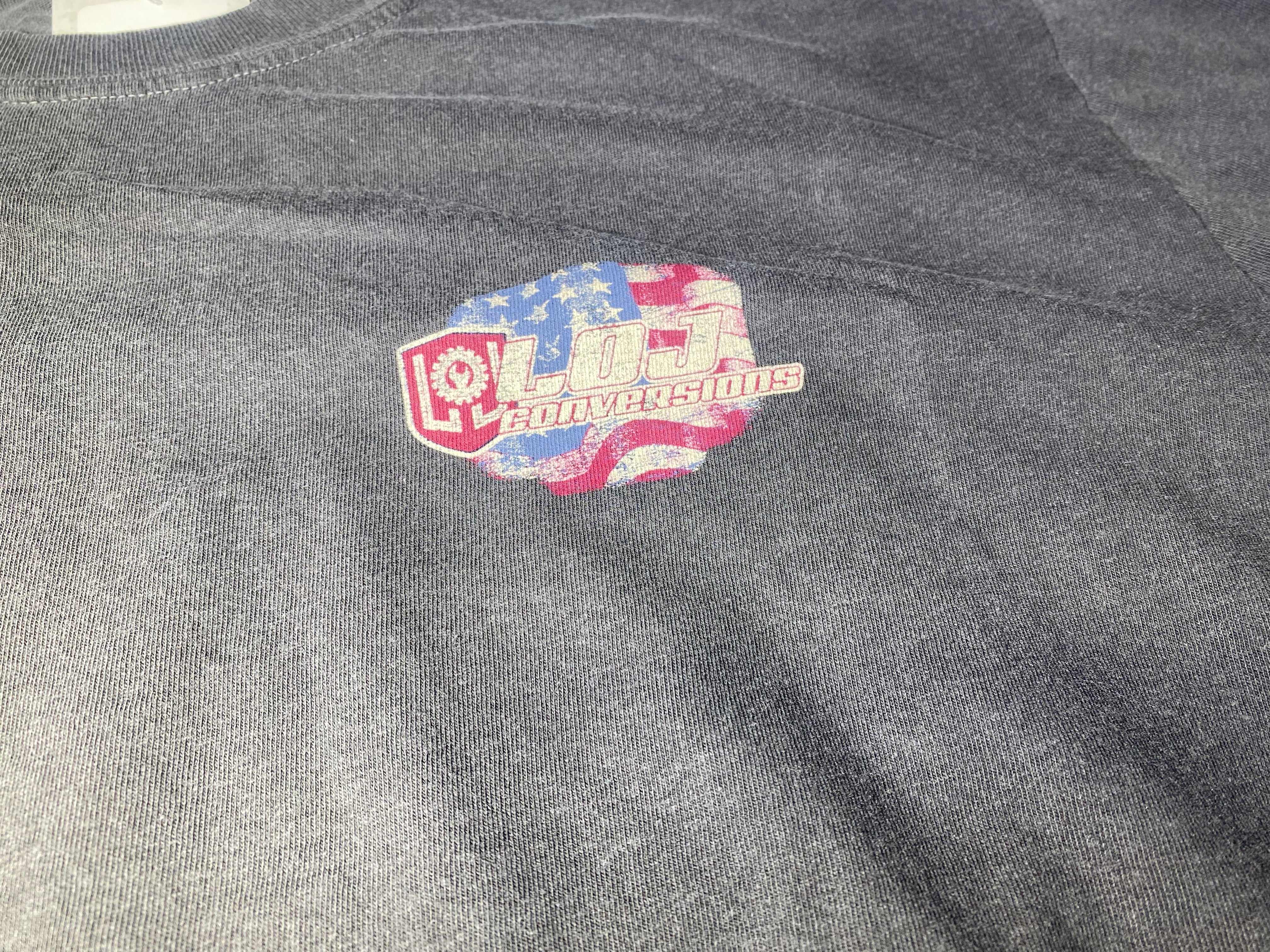 LOJ Conversions Grey ThatCrazyFrontier T-Shirt - Image 4