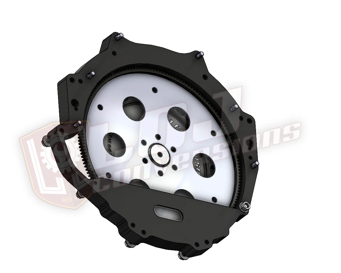*Pre-Order* SBC / BBC / BOP to Hemi 8HP / ZF8 Transmission Adapter Package - Image 9